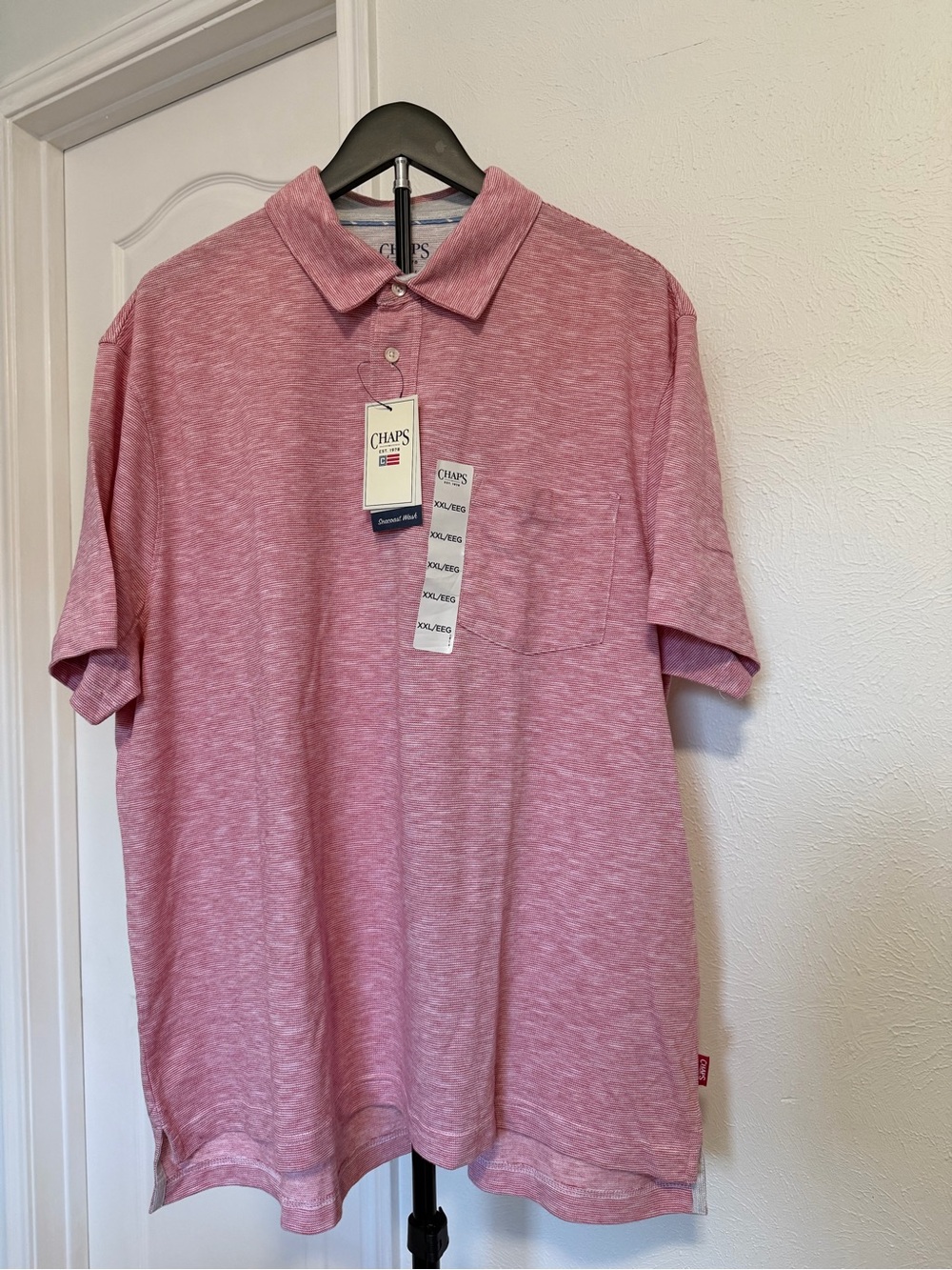 Chaps Men’s Nantucket Red Club Polo Shirt